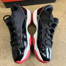 Load image into Gallery viewer, Jordan Bred Low 11s Size 10.5
