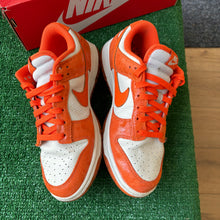 Load image into Gallery viewer, Nike Cracked Orange Low Dunks Size 8.5W/7M
