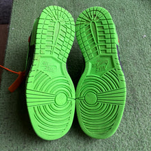 Load image into Gallery viewer, Nike Off White Green Strike Rubber Dunks Size 9
