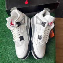 Load image into Gallery viewer, Jordan White Cement 4s Size 10.5
