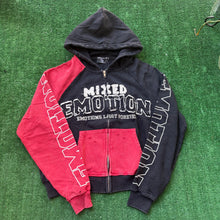 Load image into Gallery viewer, Mixed Emotions Red Zip Up Hoodie
