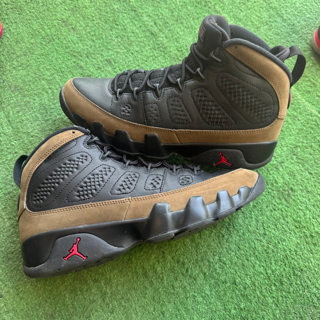 Jordan Olive 9s Size 10.5
