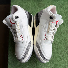 Load image into Gallery viewer, Jordan Reimagined White Cement 3s Size 9
