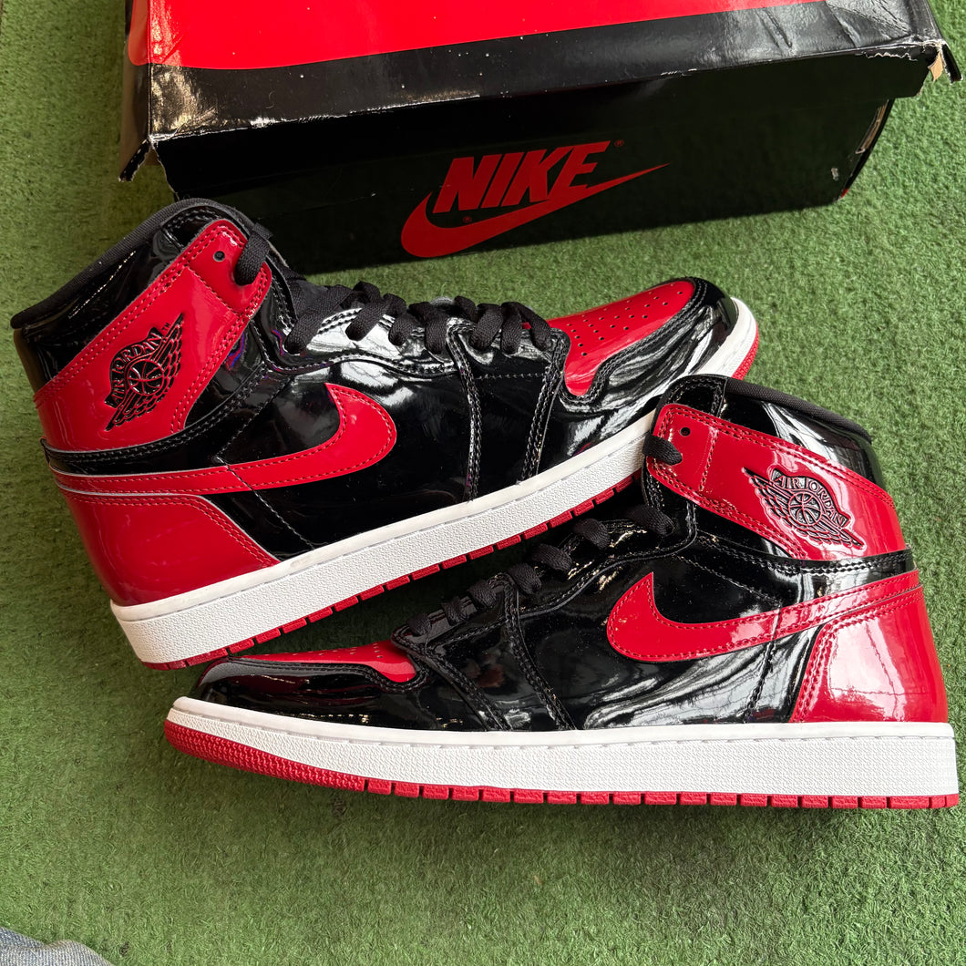 Jordan Patent Bred 1s Size 12