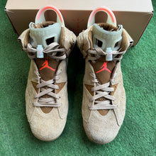 Load image into Gallery viewer, Jordan Travis Scott British Khaki 6s Size 6.5
