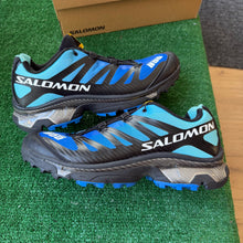 Load image into Gallery viewer, Salomon Black Nautical Blue XT-4s Size 12
