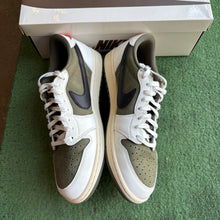 Load image into Gallery viewer, Jordan Medium Olive Low 1s Size 10.5
