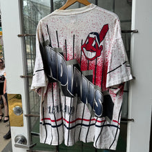 Load image into Gallery viewer, Vintage Cleveland Indians All Over Print Tee Size XL
