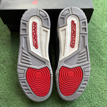 Load image into Gallery viewer, Jordan Black Cement 3s Size 7Y
