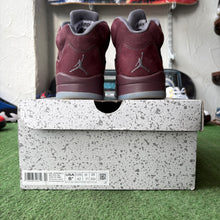 Load image into Gallery viewer, Jordan Burgundy 5s Size 8.5

