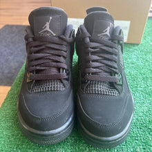 Load image into Gallery viewer, Jordan Black Cat 4s Size 6Y
