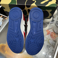 Load image into Gallery viewer, A Bathing Ape Patent Red Bapestas Size 7
