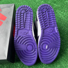 Load image into Gallery viewer, Jordan Court Purple 1s Size 10.5
