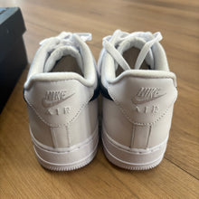 Load image into Gallery viewer, Nike Supreme White Black Air Force 1s Size 8.5
