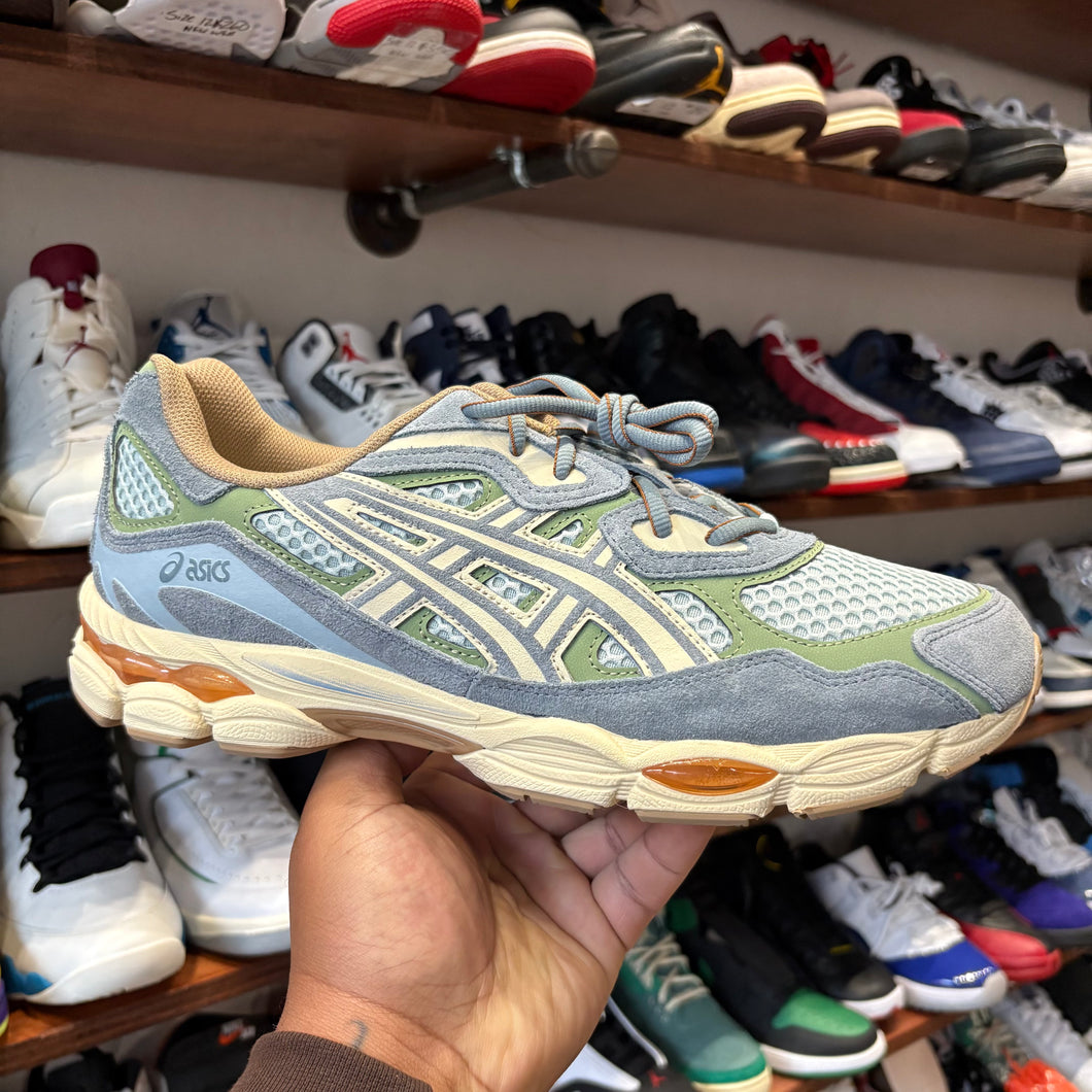 ASICS Cold Moss Fjord Grey Gel NYCs Size 13