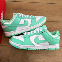 Load image into Gallery viewer, Nike Green Glow Low Dunks Size 8.5W/7M
