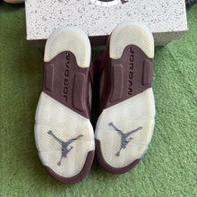 Load image into Gallery viewer, Jordan Burgundy 5s Size 4Y
