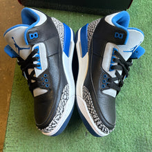 Load image into Gallery viewer, Jordan Sport Blue 3s Size 8.5

