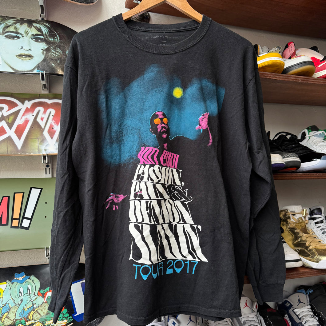 Kid Cudi 2017 Tour Long Sleeve Size L