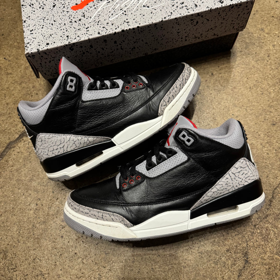 Jordan Black Cement 3s Size 8.5