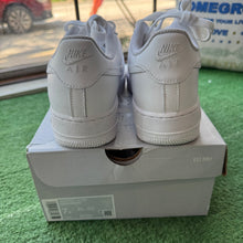 Load image into Gallery viewer, Nike All White Air Force 1s Size 7Y
