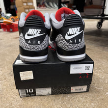 Load image into Gallery viewer, 2018 Jordan Black Cement 3s Size 10
