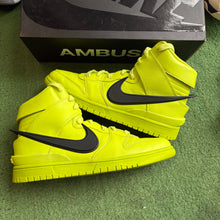 Load image into Gallery viewer, Nike Ambush Flash Lime High Dunks Size 11
