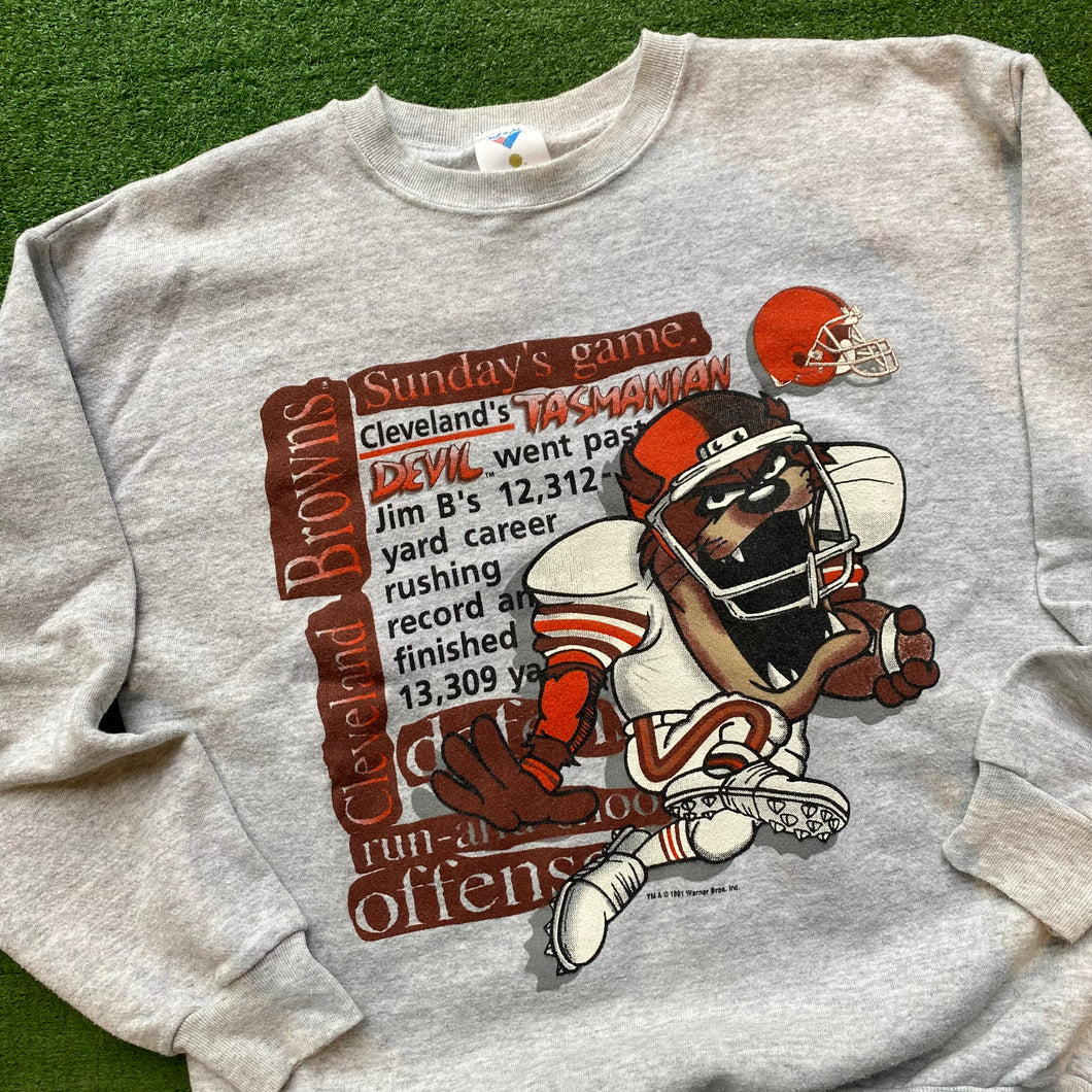 Vintage Cleveland Browns Taz Crewneck Size L