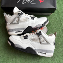 Load image into Gallery viewer, Jordan White Cement 4s Size 9.5

