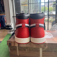 Load image into Gallery viewer, Jordan Reimagined Black Toe 1s Size 13
