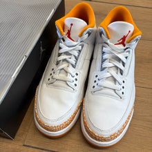 Load image into Gallery viewer, Jordan Orange Citrus 3s Size 11.5W/10M
