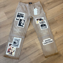 Load image into Gallery viewer, Mixed Emotions Khaki Double Knee Pants
