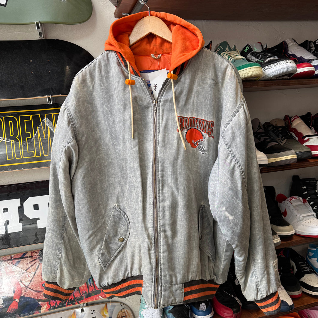 Vintage Cleveland Browns Logo 7 Jacket Size M