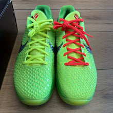 Load image into Gallery viewer, Nike Kobe Grinch Protro 6s Size 10.5
