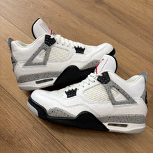 Load image into Gallery viewer, Jordan White Cement 4s Size 9
