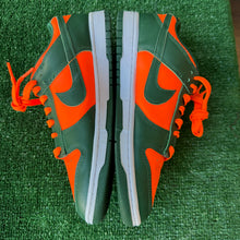 Load image into Gallery viewer, Nike Miami Hurricanes Low Dunks Size 9
