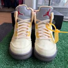 Load image into Gallery viewer, Jordan X Off White Sail 5s Size 5
