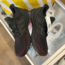 Load image into Gallery viewer, Adidas Core Black Solar Red Ultraboosts Size 8
