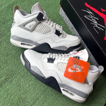Load image into Gallery viewer, Jordan White Cement 4s Size 9

