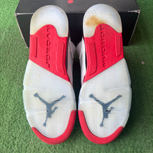 Load image into Gallery viewer, Jordan Fire Red 5s Size 7Y
