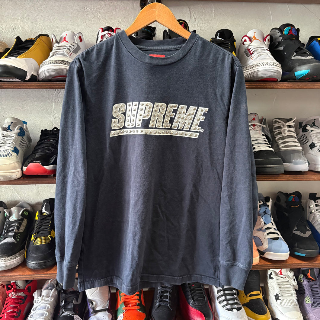 Supreme Studded Long Sleeve Tee Size M
