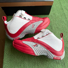 Load image into Gallery viewer, Reebok White Red Answer 4s Size 11
