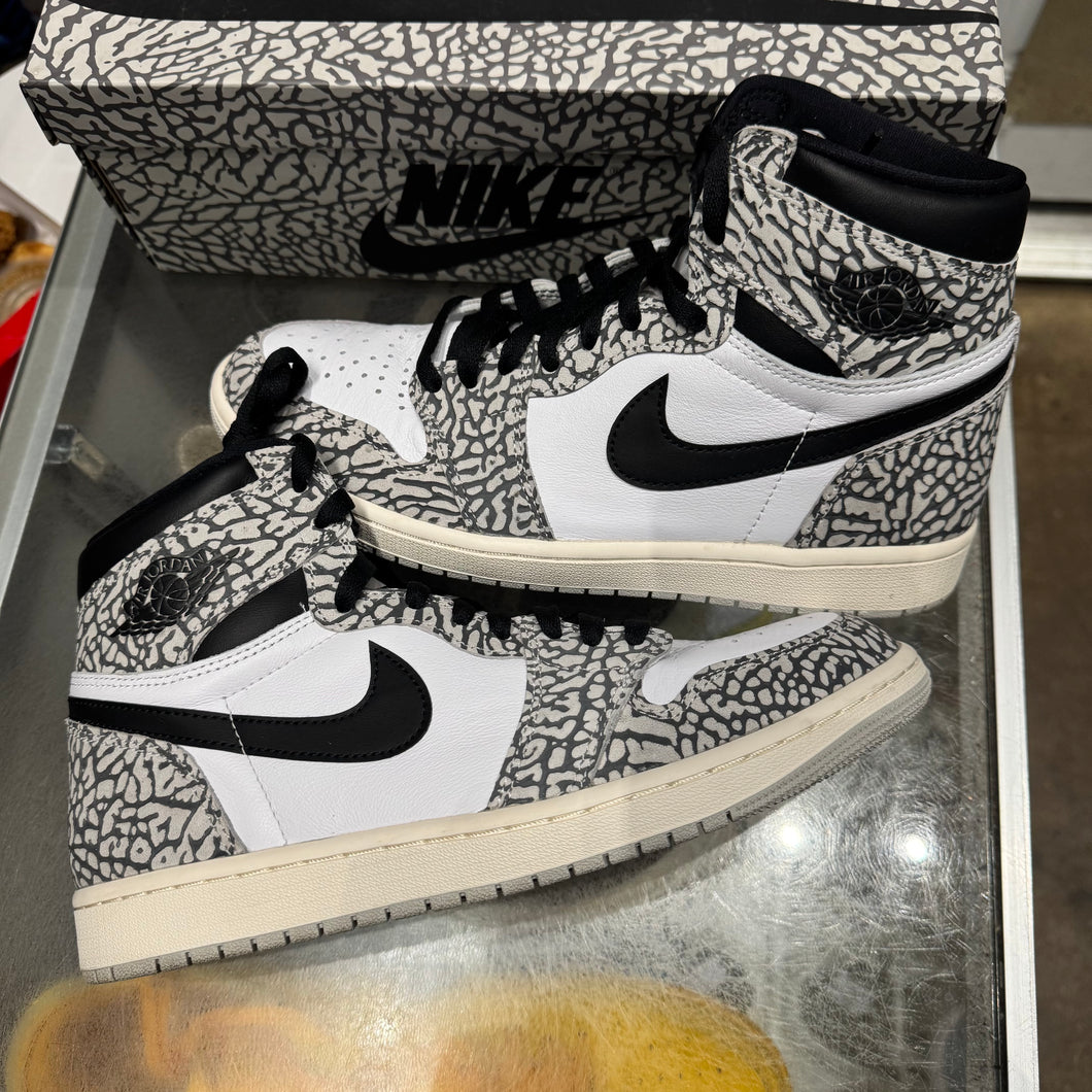 Jordan White Cement 1s Size 9.5