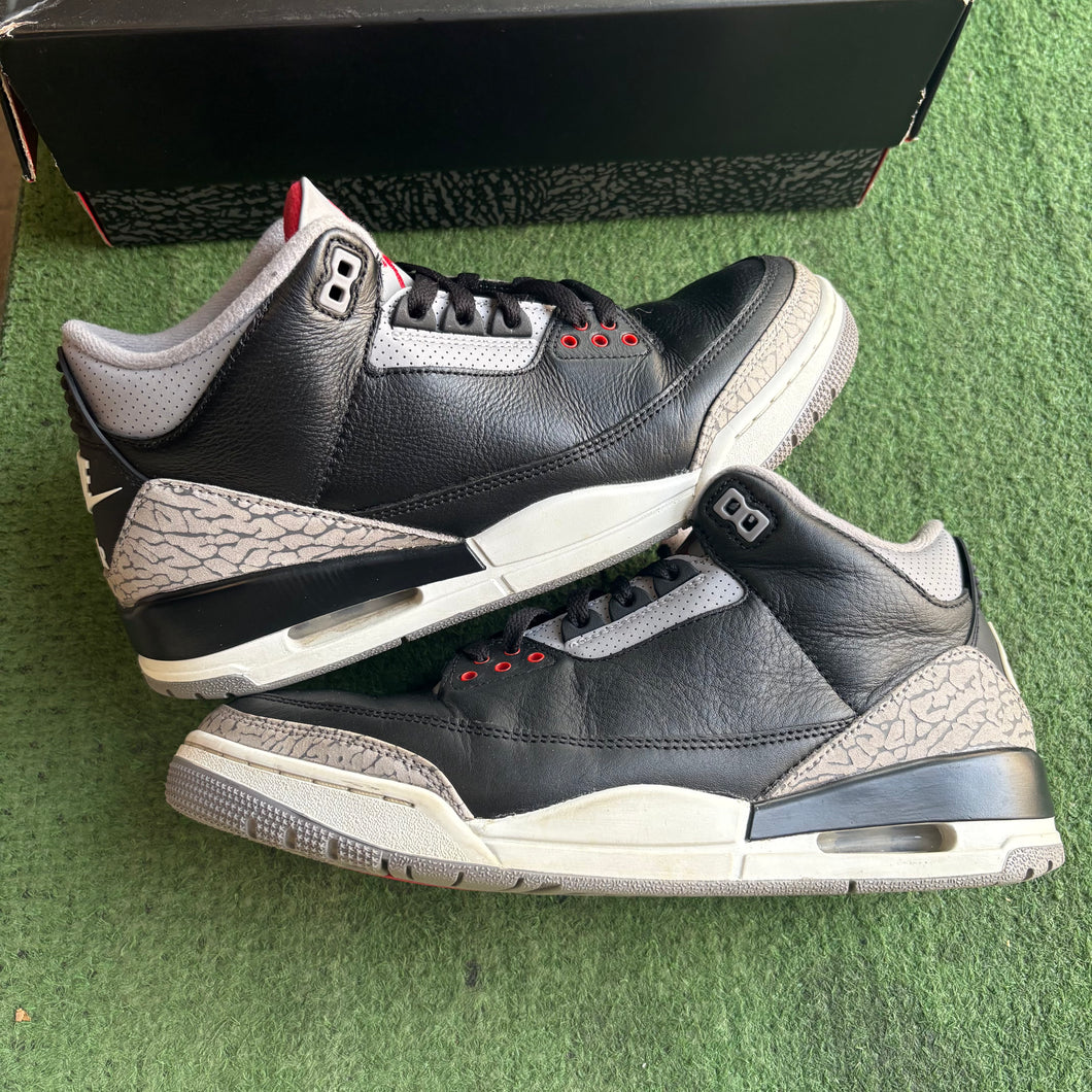 Jordan Black Cement 3s Size 10.5