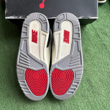 Load image into Gallery viewer, Jordan Reimagined White Cement 3s Size 9.5
