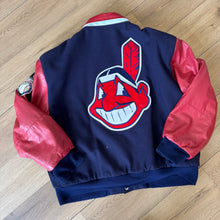 Load image into Gallery viewer, Vintage Cleveland Indians Jeff Hamilton Jacket Size L
