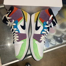 Load image into Gallery viewer, Jordan Multi Color Mids Size 12W/10.5M
