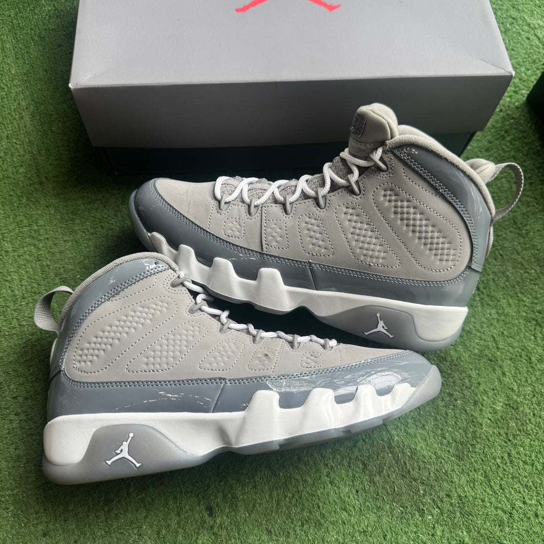 Jordan Cool Grey 9s Size 8
