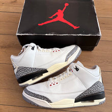 Load image into Gallery viewer, Jordan Reimagined White Cement 3s Size 11
