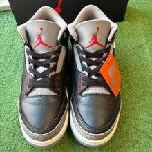 Load image into Gallery viewer, Jordan Black Cement 3s Size 9
